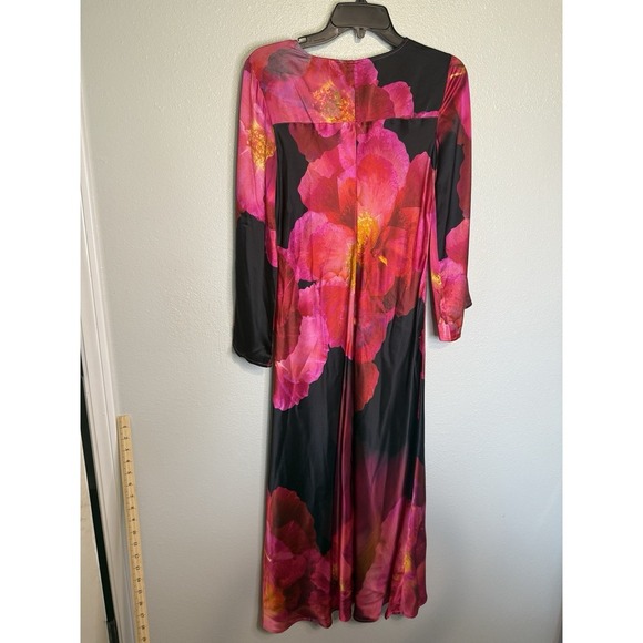 Johnny Was Silk Floral Bloom A-line Max Dress NWT Womens Size XS - Picture 8 of 10